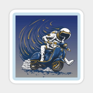 astronaut riding Magnet