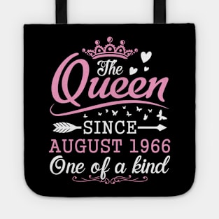 The Queen Since August 1966 One Of A Kind Happy Birthday 54 Years Old To Me You Tote