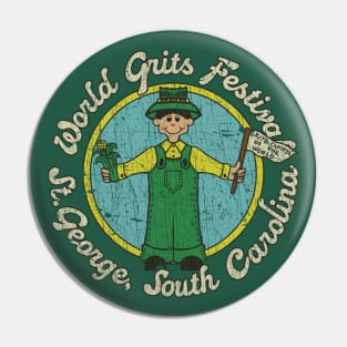 World Grits Festival 1986 Pin