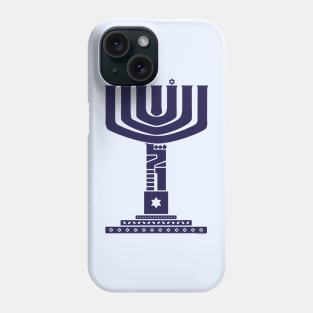 menorah Blue Phone Case