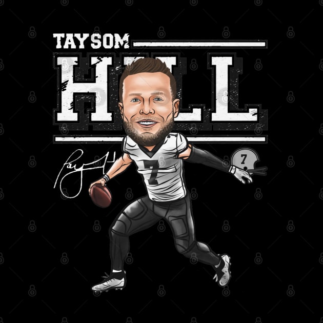 Taysom Hill New Orleans Cartoon by Buya_Hamkac