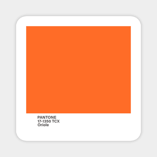 pantone 17-1350 TCX Oriole Magnet