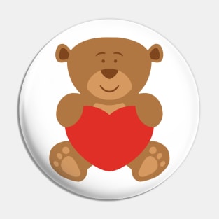 Cute and Funny Teddy Bear Lover Pin