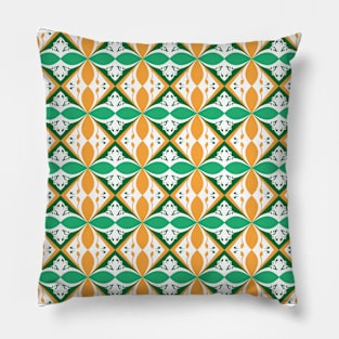 Geometric abstract background. With the concept of plants. Pillow