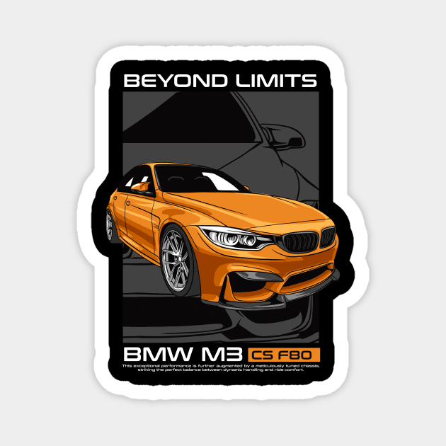 M3 F80 Beyond Limits Magnet by Harrisaputra