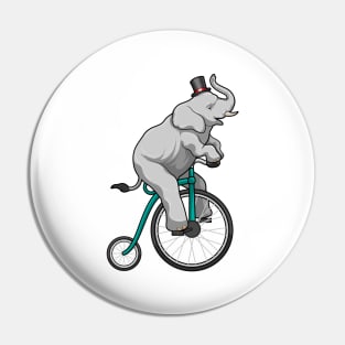 Elephant at Circus with Bicycle Pin