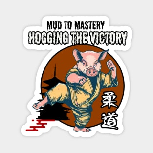 Judo pig Magnet