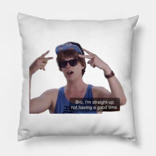 Bro, I'm Straight Up Not Having a Good Time Pillow