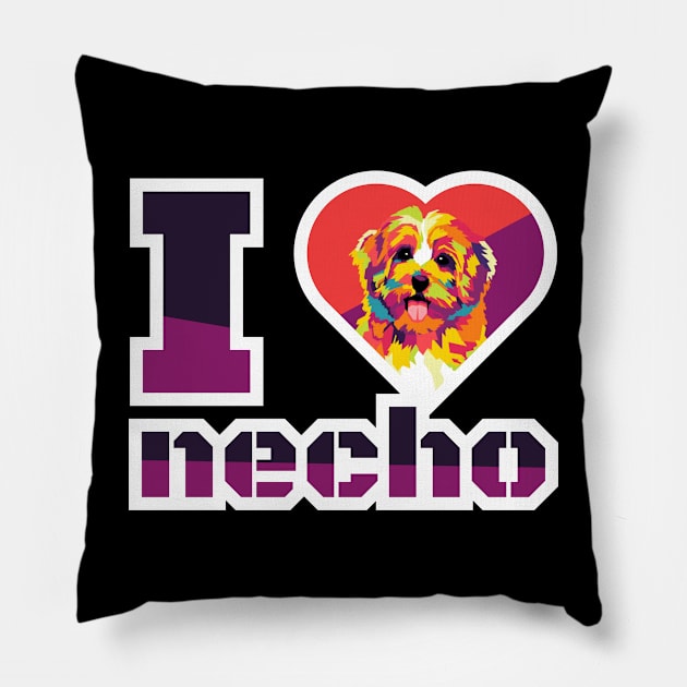 necho Pillow by cool pop art house