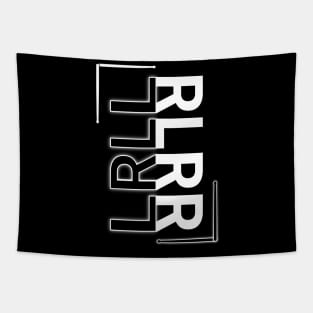 Paradiddle: RLRR LRLL Drum Rudiment Enthusiast Tapestry