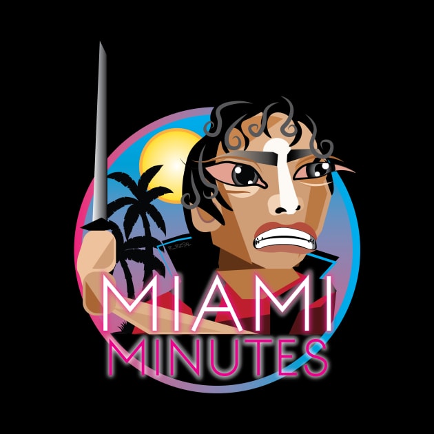 Miami Minutes: Main Podcast Logo (by Raziel) by Sleepy Charlie Media Merch