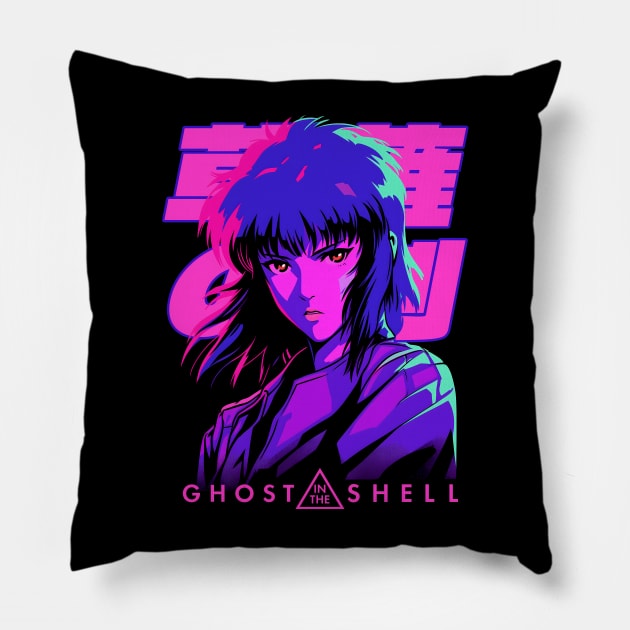 Major Motoko Kusanagi Pillow by NeonOverdrive