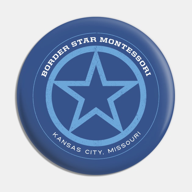 Border Star Montessori Classic Star Pin by Draft Horse Studio