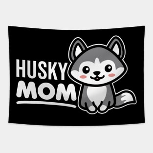 Husky Mom Tapestry