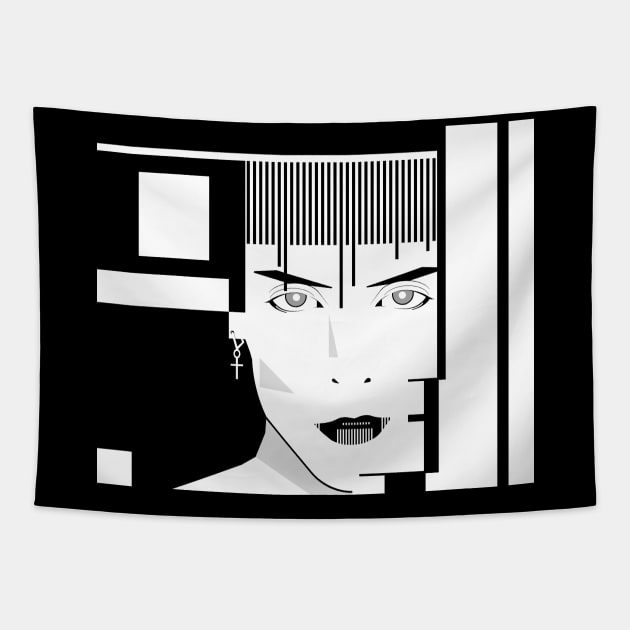 Bauhaus - Peter Murphy Tapestry by SiSuSiSu