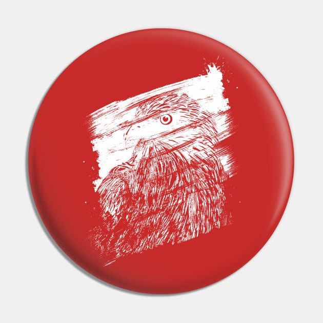 d brushed Eagle Pin by Pradeep Chauhan