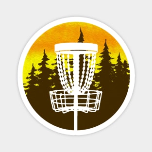 Retro Disc Golf Magnet