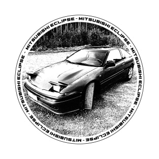 MITSUBISHI ECLIPSE D20 Black 'N White 4 T-Shirt