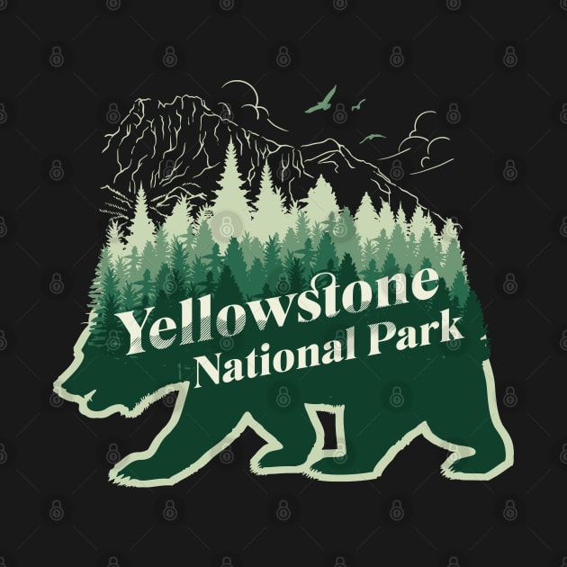 Yellowstone National Park Bear by HUNTINGisLIFE