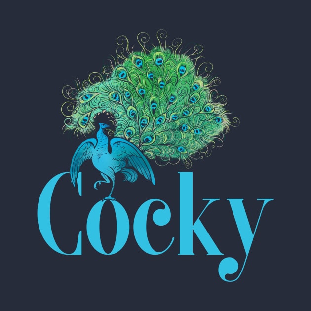 Cocky Peacock by bubbsnugg