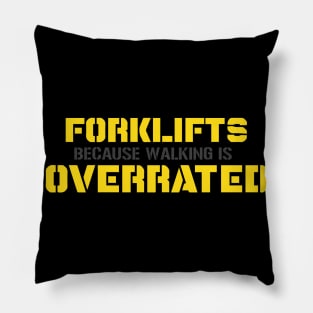 Forklift Certified Meme Pillow