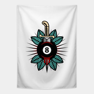 Eightball Tattoo Tapestry