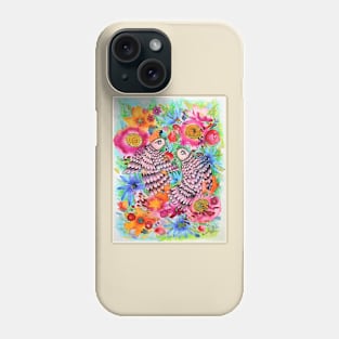 Fairy Garden Watercolor Illustration Phone Case