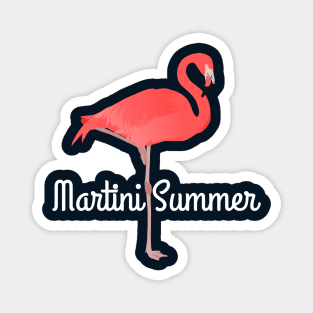 Summer Flamingo Magnet