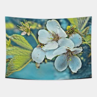 Lunapic Fantasy Blossom Trio Tapestry