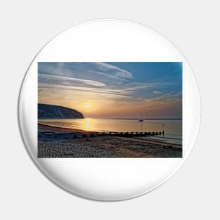 Swanage Bay Sunrise Pin