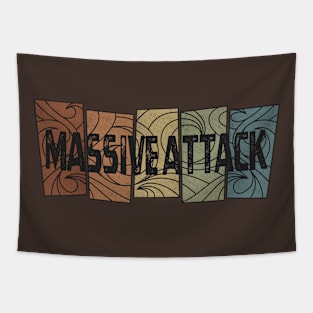 Massive Attack - Retro Pattern Tapestry