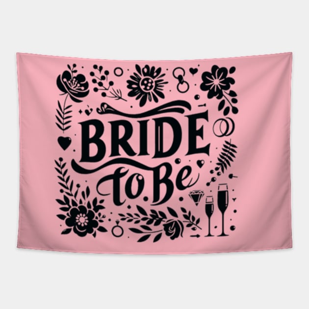 Bride To Be Tapestry by EverBride