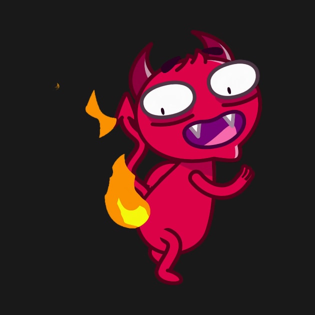 The Red Devil's tail was burned by ManimeXP