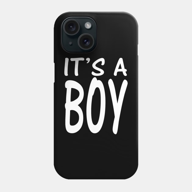 It's A Boy Blue Boy Baby Shower Adoption Gender Reveal Phone Case by Eduardo