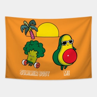 Avocado Summer Body Tapestry