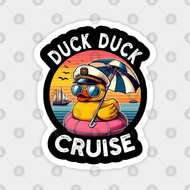 Duck Duck Cruise Magnet by MoDesigns22 