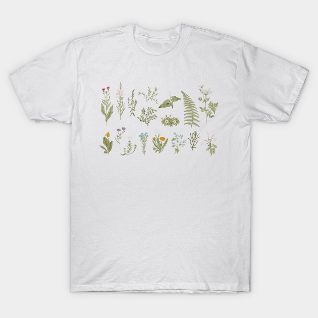 botanical print t shirt