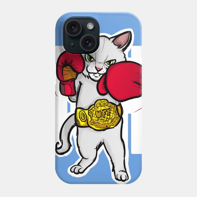 Ultimate Fluffy Fighter Phone Case by @akaluciarts
