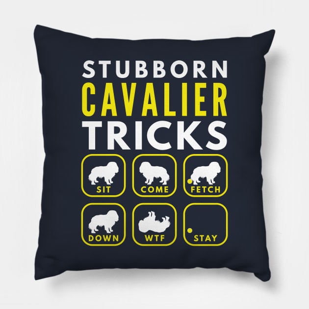 Stubborn Cavalier Tricks - Dog Training Pillow by DoggyStyles