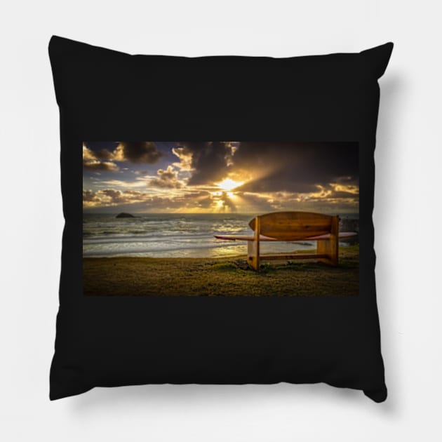 Surfers' Seat Pillow by blacksands