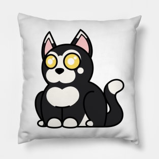 Plump Cat Tuxedo Pillow