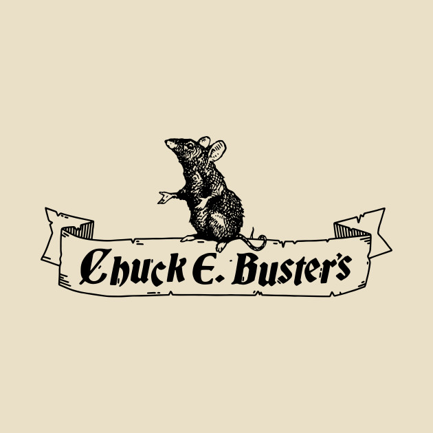 Chuck E. Buster's Staff Shirt | Black Logo & Lyrics by sitcomdnd