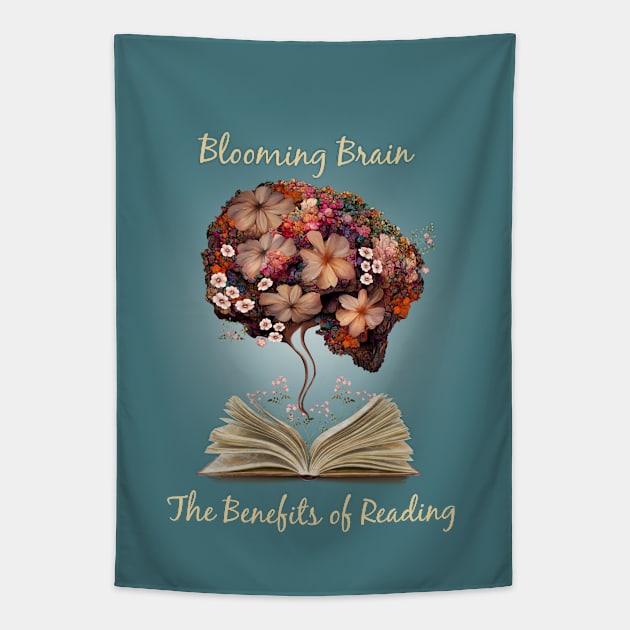 Blooming Brain, the Benefits of Reading, Positivity, creativity, right hemisphere brain, health, Mental, Tapestry by Collagedream