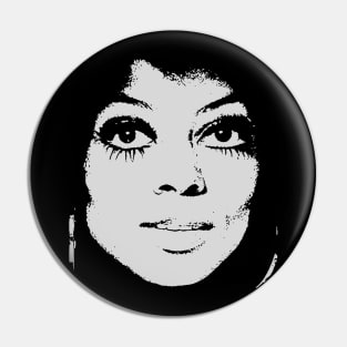 Diana Ross SURRENDER white Pin