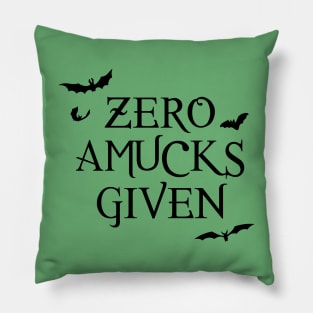 Zero Amucks Given Pillow