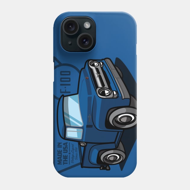 Nocturne Blue F100 - 1956 Phone Case by jepegdesign