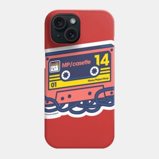 Red and Yellow Mixtape Cat Phone Case