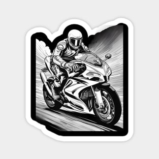 Biker Motorcycle Magnet