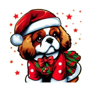 Love Small Dogi Christmas Pixel Art T-Shirt