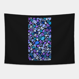 Blue coral reef Tapestry